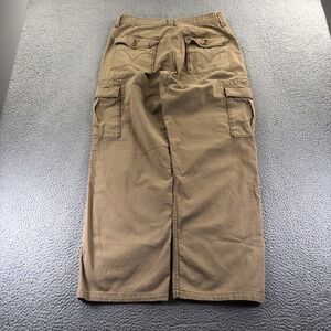 VTG Levis Pants Mens 34x34 Beige Cargo Baggy Loose Straight Wide Leg Skater Y2K